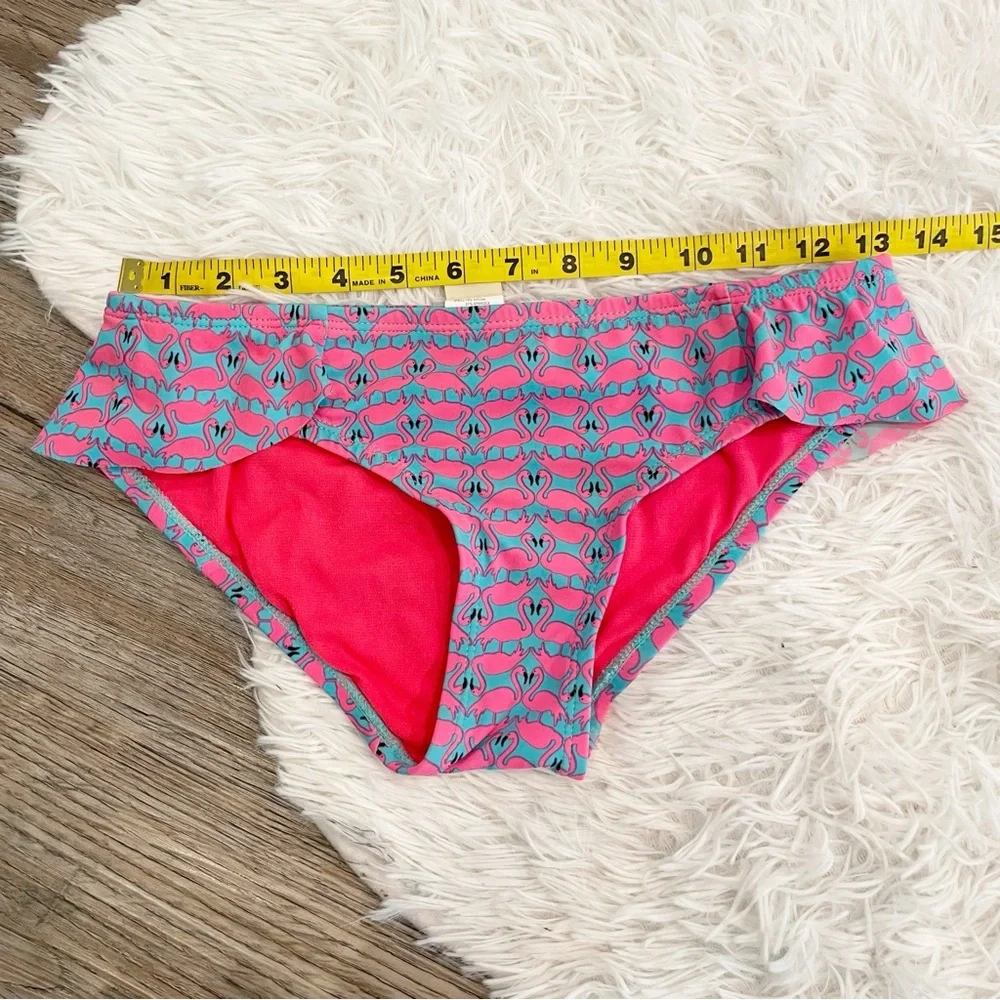 Urban Sea Bikini Bottom Flamingo Ruffle Small Swim